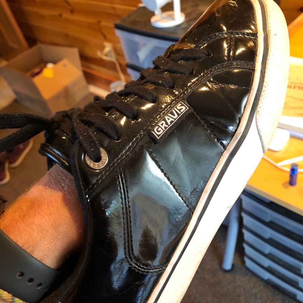 Gravis Patent Leather Sneakers Shoes